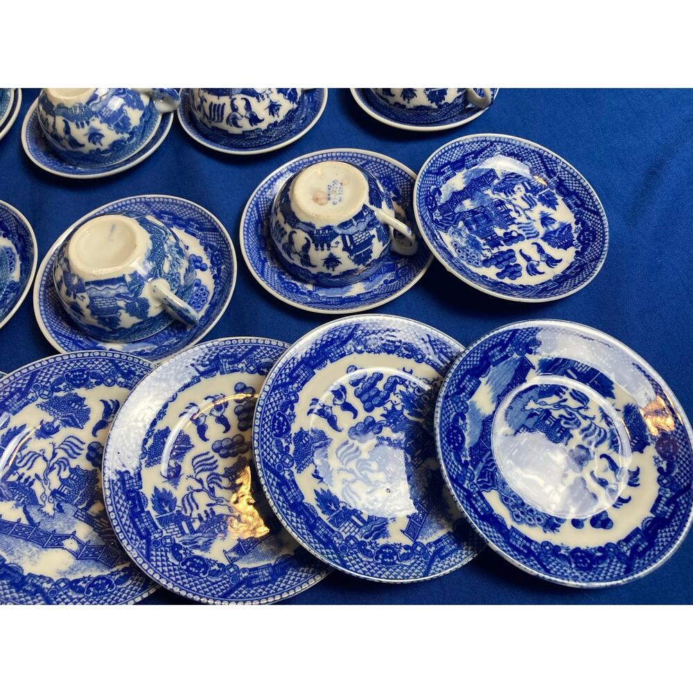 VTG Japanese Mini Tea Mixed Lot Sets Over 30 Pieces Some Marked Occupied Japan - Picture 8 of 16